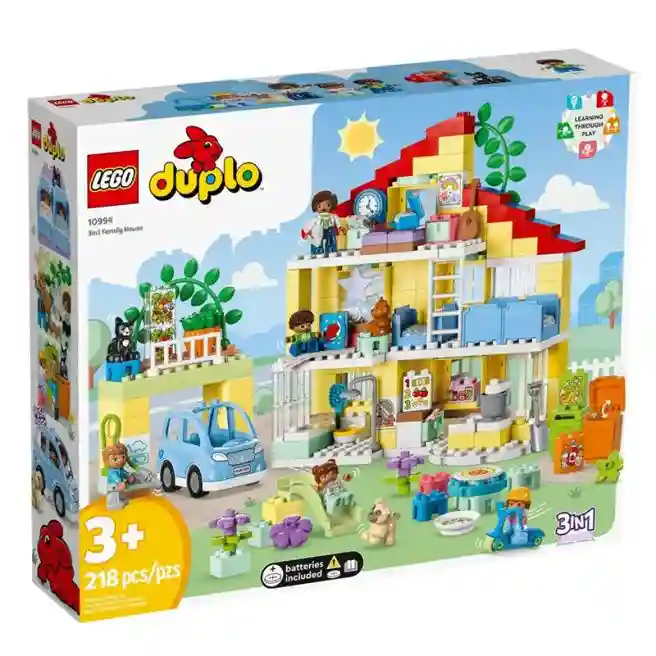 Constructor LEGO DUPLO Casa familiala 3 in 1, art. 10994