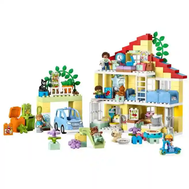 Constructor LEGO DUPLO Casa familiala 3 in 1, art. 10994