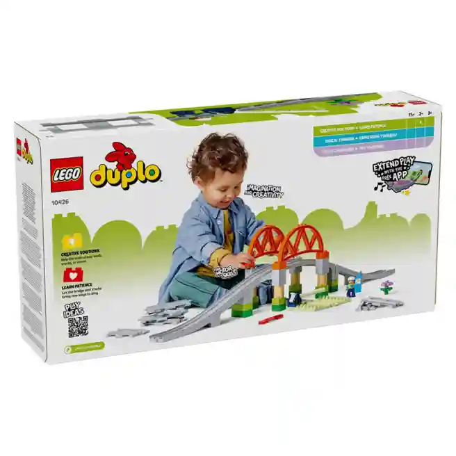Constructor LEGO DUPLO Supliment Pod și șine feroviare, art. 10426