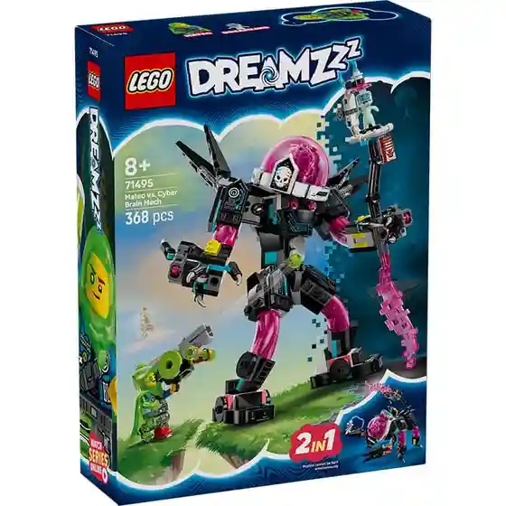 Constructor LEGO Dreamzzz Mateo vs. Cyber Brain Mech, art. 71495