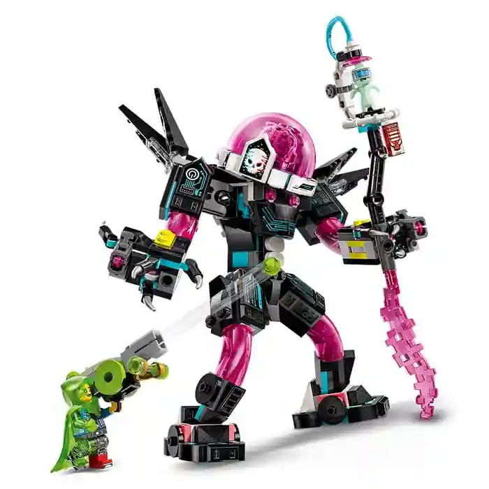 Constructor LEGO Dreamzzz Mateo vs. Cyber Brain Mech, art. 71495