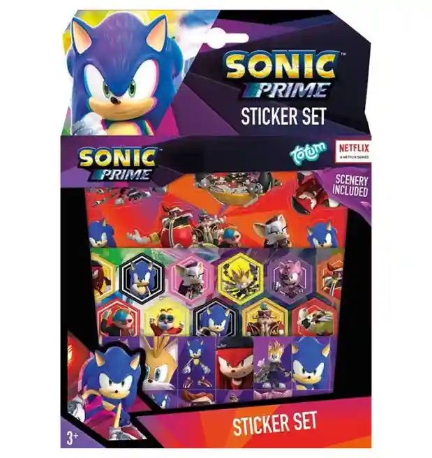 Totum Набор для творчества Sonic Наклейки + подложка
