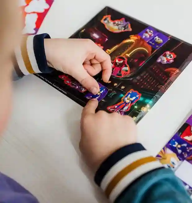 Totum Набор для творчества Sonic Наклейки + подложка