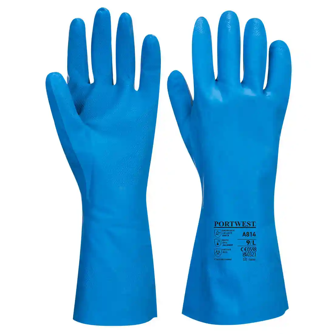 Manusi de protectie Food Approved Albastru A814 mar.L 
