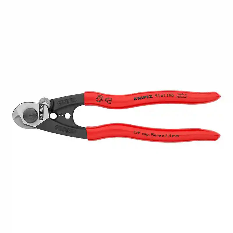 9561190 Foarfece de taiat sarma 5mm 190mm negru 