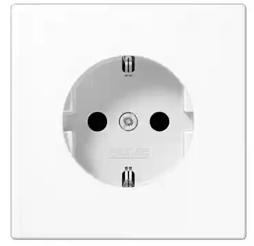 LS1520KIWW Priza Schuko 16 А, cu protectie copii, alba