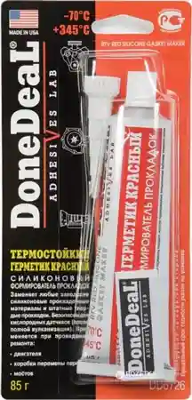 DD 6726 Термостойкий герметик красный (силикон. формирователь прокладок) 85г.