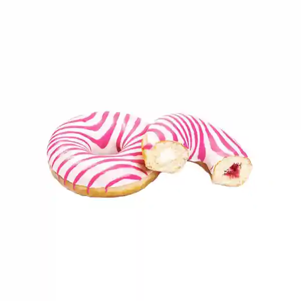 Panna Cotta Donut (2 umpl. Zmeura si crema de branza)