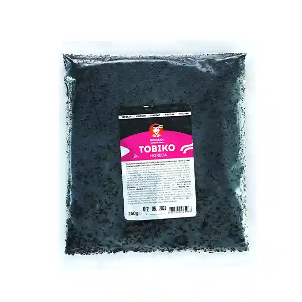 Пищевой продукт для суши тобико "Kikosan" черная
