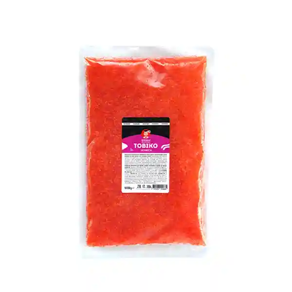 Пищевой продукт для суши тобико "Kikosan" оранжевая