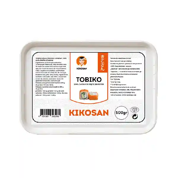 Икра летучей рыбы тобико "Kikosan" оранжевая