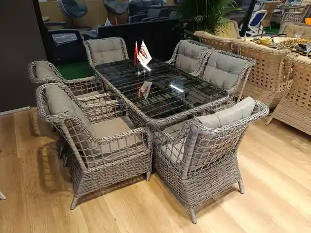 Set de mobilier de grădină ALASKA 6+1, 7 piese