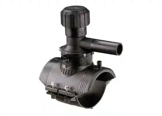 Седловой тройник e/f D.110 x 25 Duo-Bloc PE100 SDR11  TR