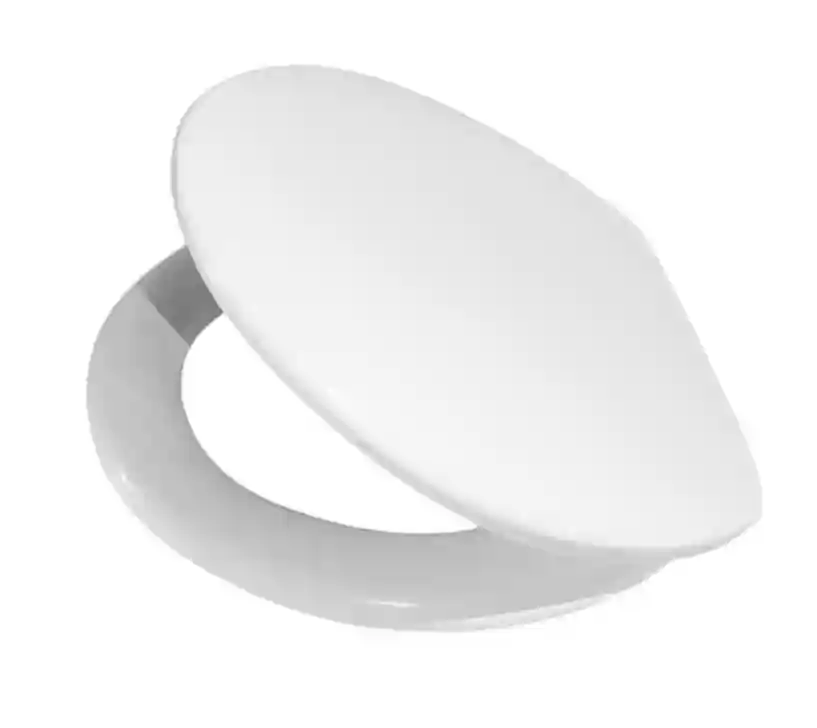 Capac WC polipropilen, universal (alb), cu microlift, 372х425 mm СП1-Д  SOLOPLAST