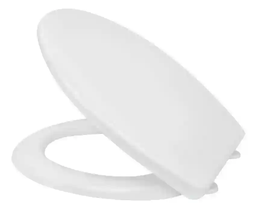 Capac WC polipropilen, universal (alb), cu microlift, 372х425 mm СП1-Д  SOLOPLAST