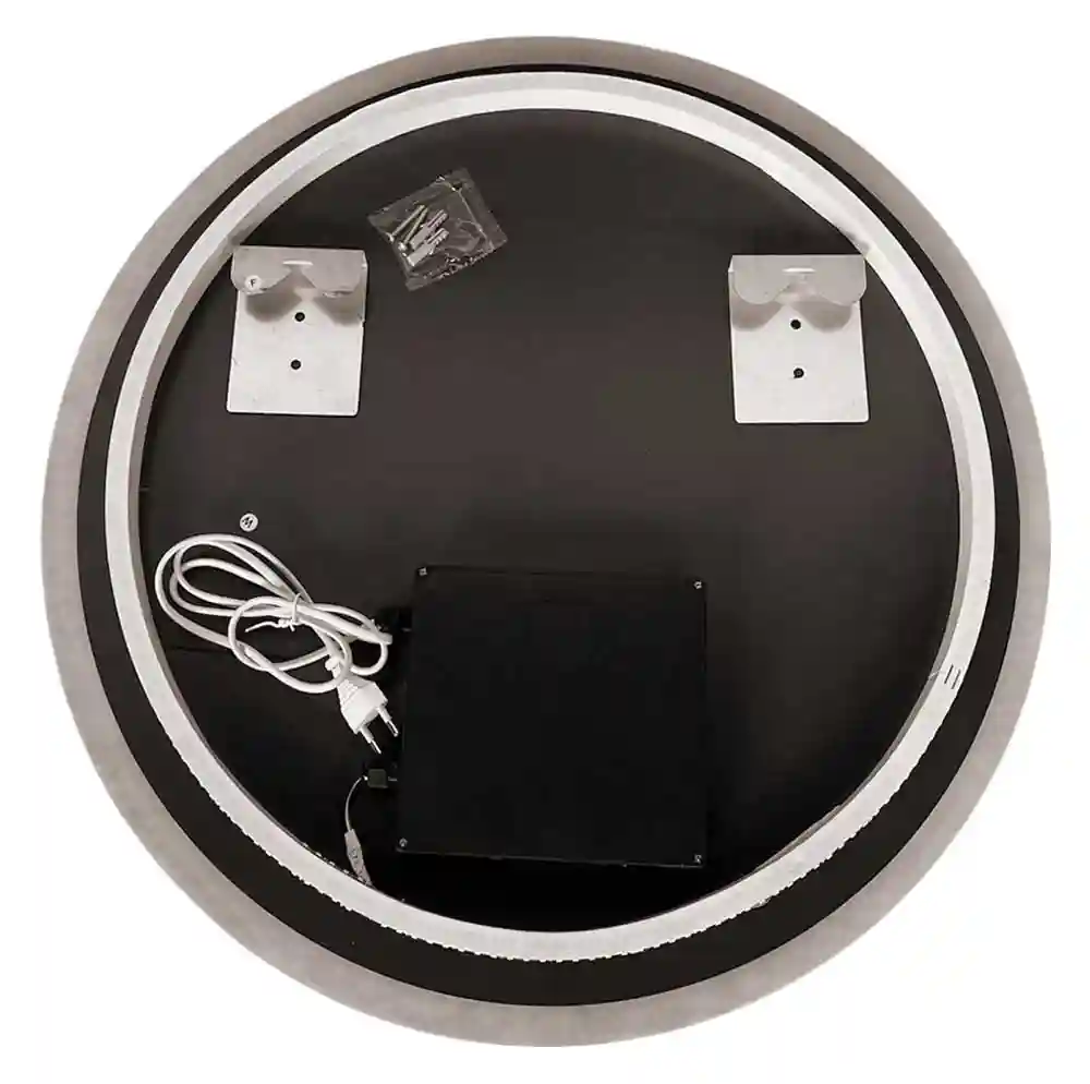Oglinda pentru baie LED 2700/4000/6000K (rotunda cu janta) 58 x 58 cm IP44  UNIPLAST