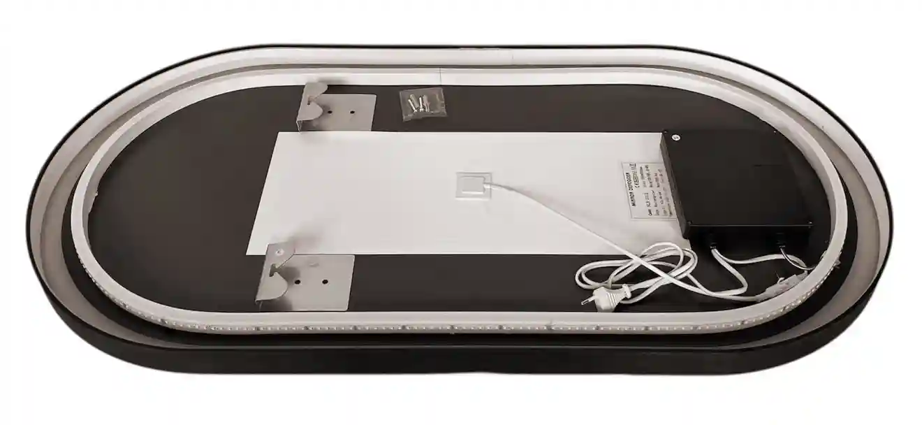 Oglinda pentru baie LED 2700/4000/6000K (dreptunghiulara cu janta) 50 x 100 cm IP44  UNIPLAST