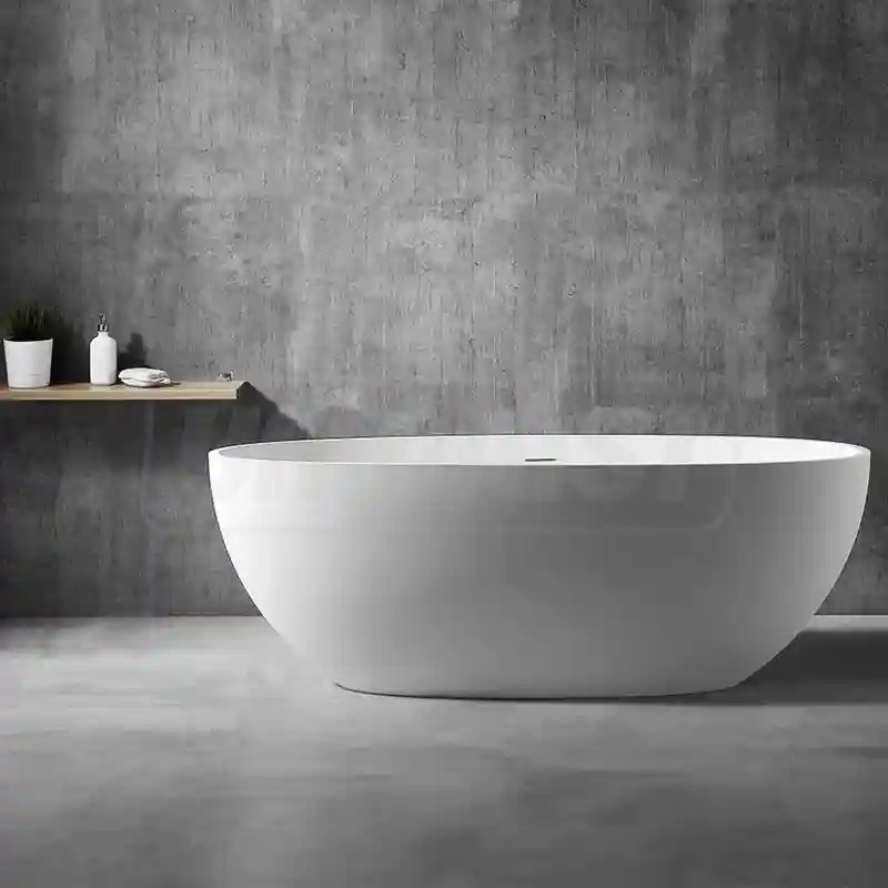 Сada independenta din piatra artificiala WOLKE PREMIUM (alba) mat 180 x 80 x 600 cm