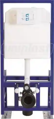 Rezervor incastrat pentru vas WC suspendat 3/6 l (Free Standing) SLIM 80 fara buton (A112-002)  VISAM