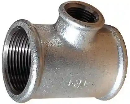 Тройник переходной D. 1.1/2" x 1/2" М гальванизированный