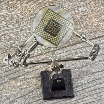 Держатель для пайки с лупой 62 мм 1-1/2" Industrial  TOLSEN