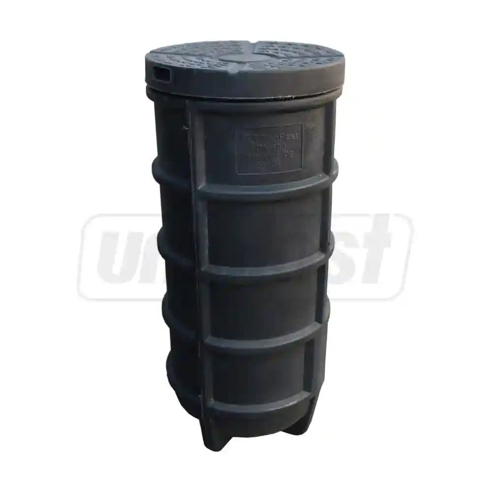 Camin PE Apometru D. 500 H=1200 mm cu capac filetat (neechipat)  TP