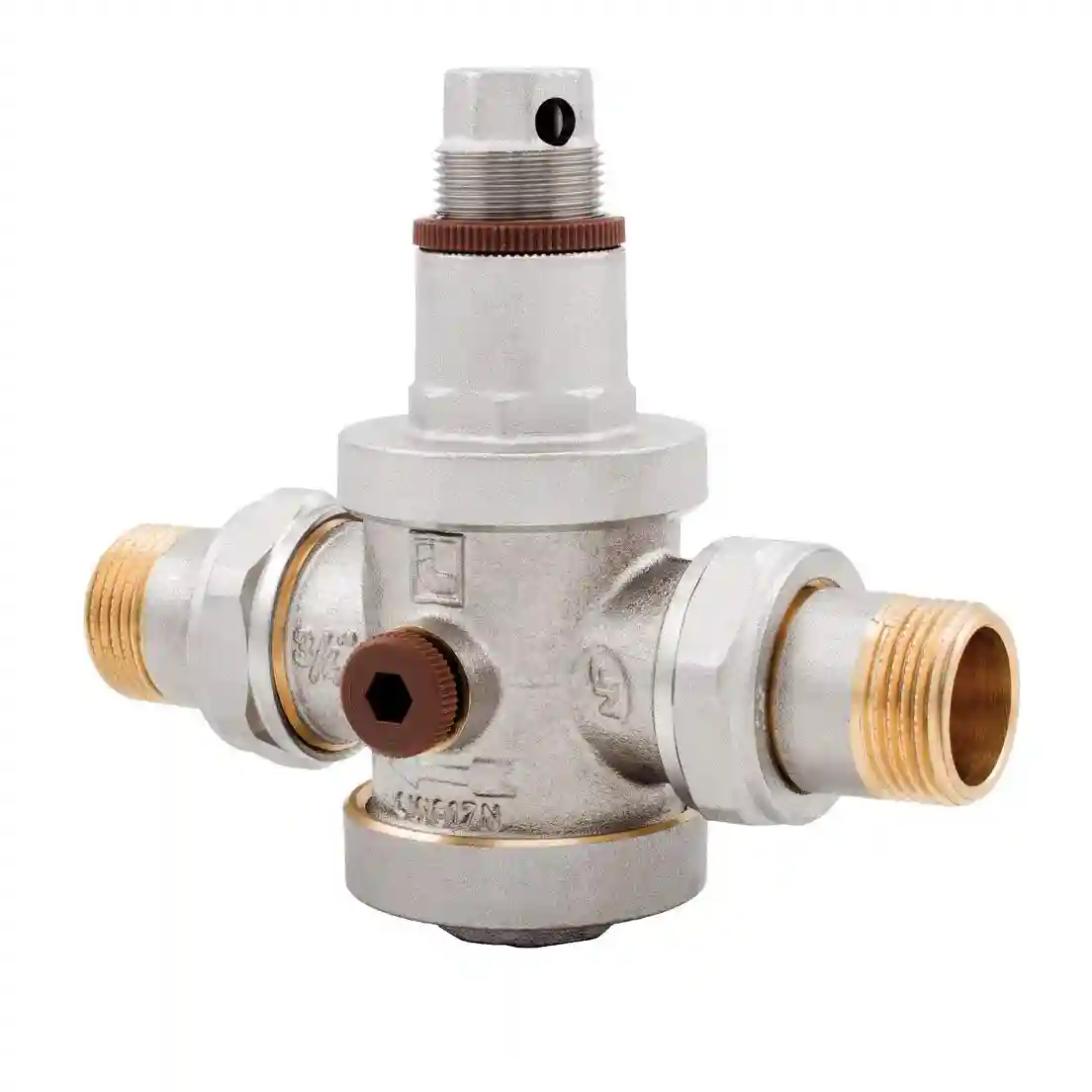 Reductor de presiune D. 1" FE/FE PN25 cu iesire pentru manometru 143MM  ITAP