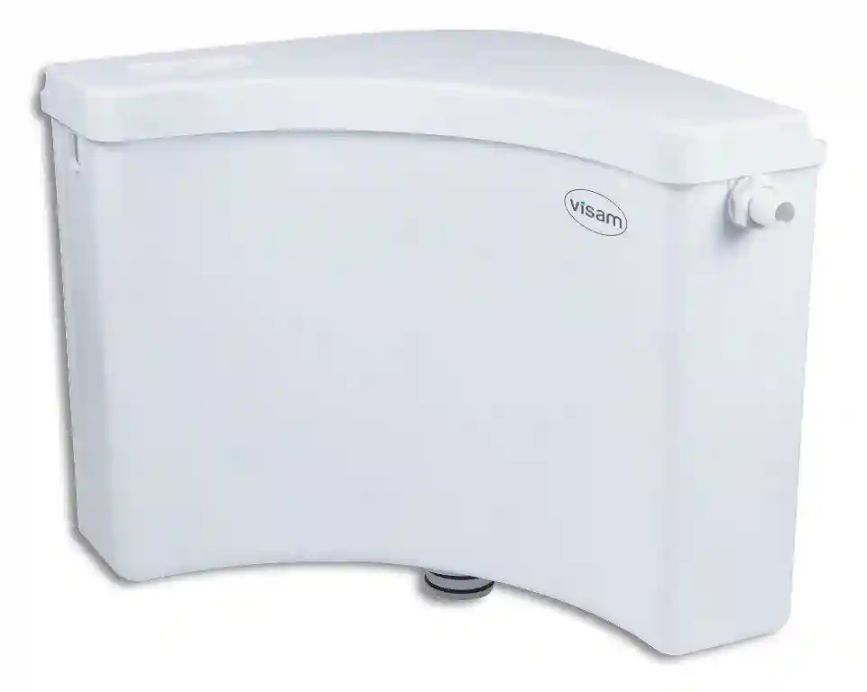 Бачок WC Gonye угловой + пенополистерол Quiet/Condensate less 7 л  VISAM