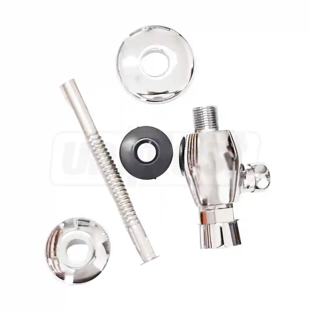 Robinet pisoar 1/2" universal + flansa decorativa (alama) cromat F7201  FRAP