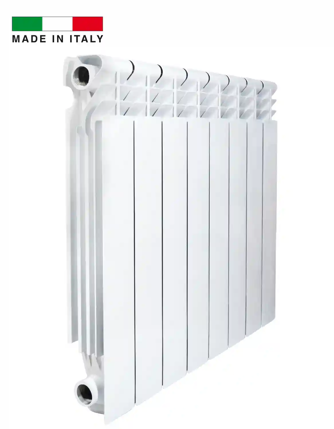Радиатор алюминиевый Helyos EVO 600(678)x80 мм 0.37 л PN20 (1 секция)  RADIATORI2000