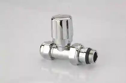 Кран для радиатора D. 1/2" П x 16 PEX прямой подача хромированный 130149  RADIVA