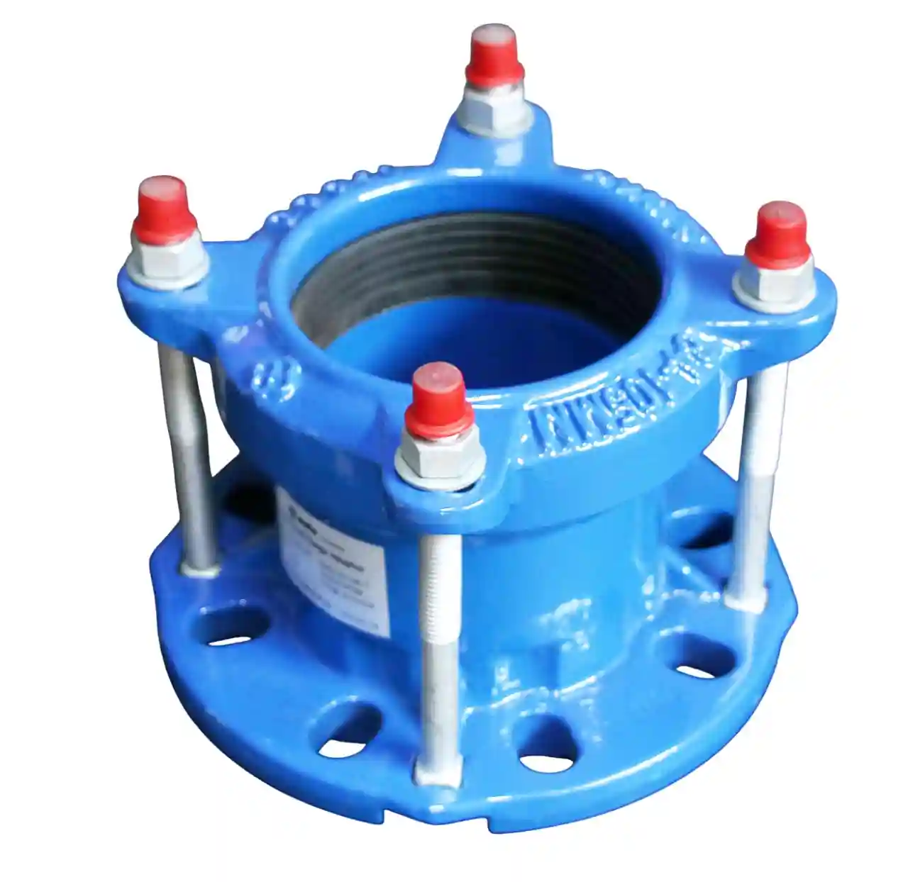 Adaptor flansa fonta larga toleranta pentru tevi otel/fonta D.100 (108-128) PN10 (8 gauri)  WATO