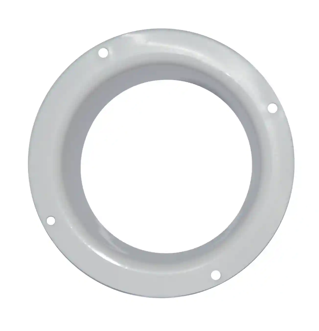 Фланец для круглых каналов пластиковый D.100 (белый) VF100  EUROPLAST
