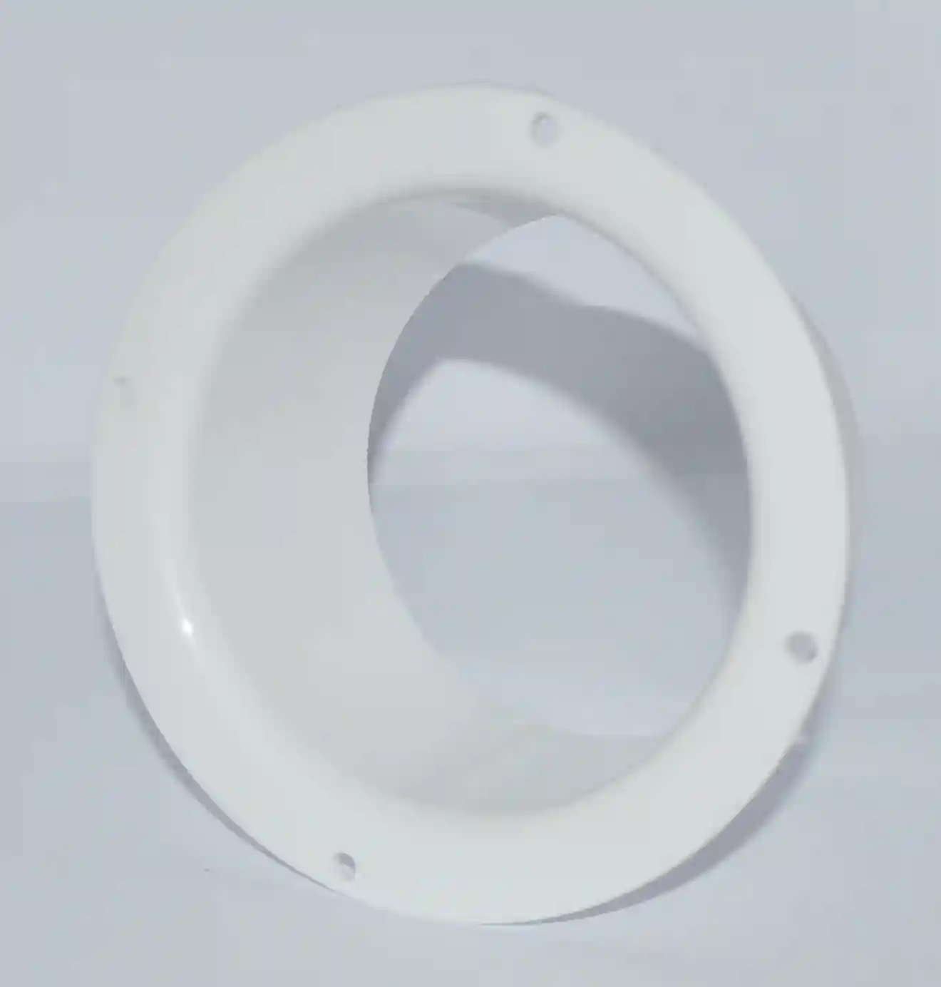 Фланец для круглых каналов пластиковый D.100 (белый) VF100  EUROPLAST