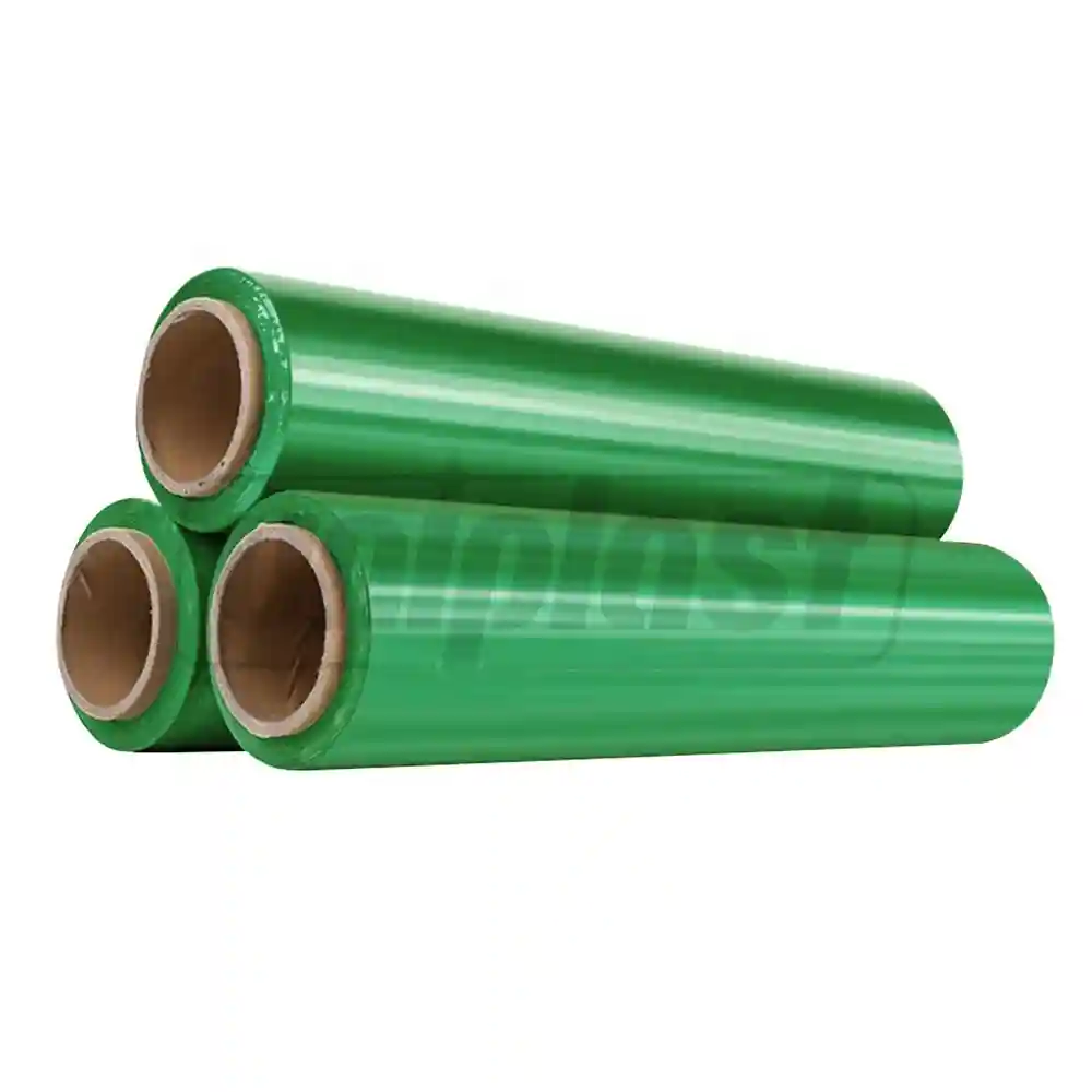 Folie (verde) UV 150 mcm din polietilena pentru sere H=6 m, L=50 m, 41.0 kg R.B.