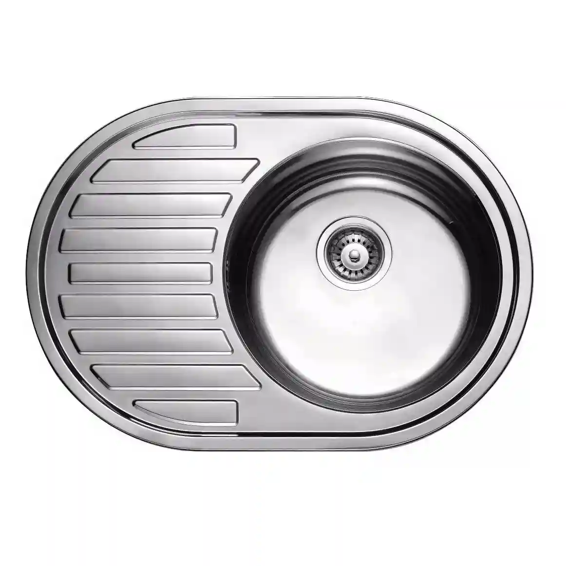 Мойка кухонная нержавеющая 0.6 мм (decor) 57/45 см правая 5745R
