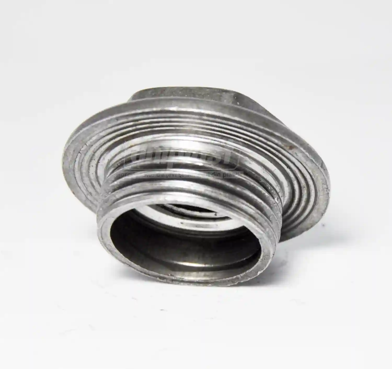 Заглушка проходная для радиатора D. 1" x 1/2" левая чугун ST
