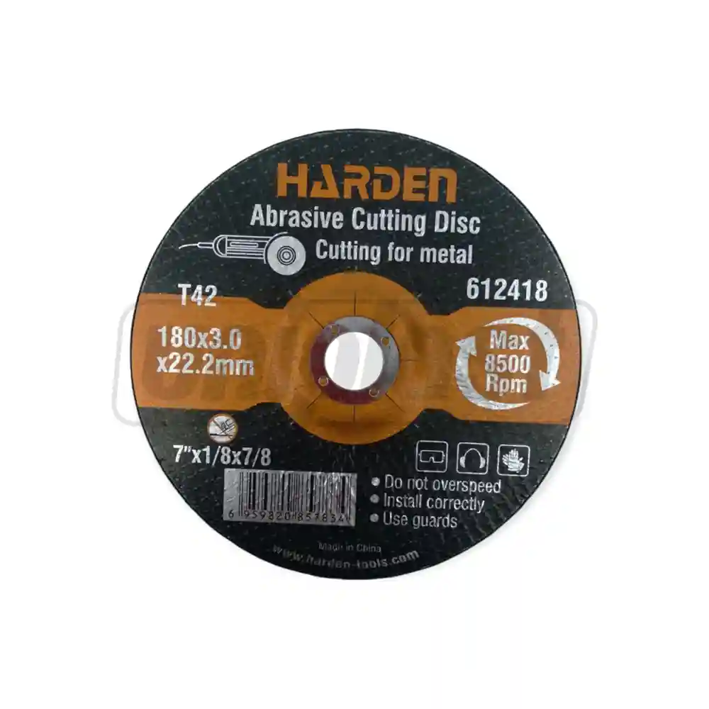 Диск по металлу 180 x 3.0 x 22.2 мм, тип 42, абразивный Pro  HARDEN