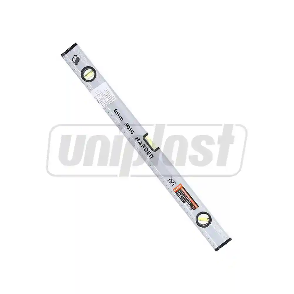 Nivela din aluminiu cu magnet  60 cm, 24", 3 capsule  HARDEN