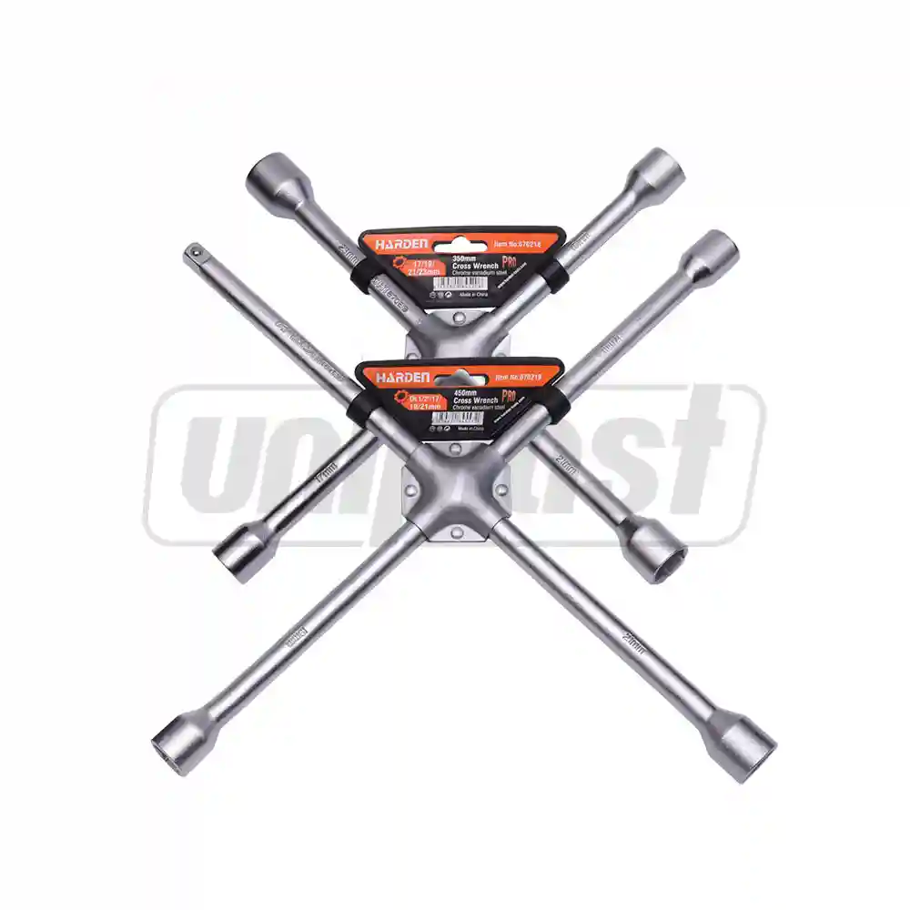 Cheie cruce pentru roti 14" (17 x 19 x 21 mm) Pro  HARDEN