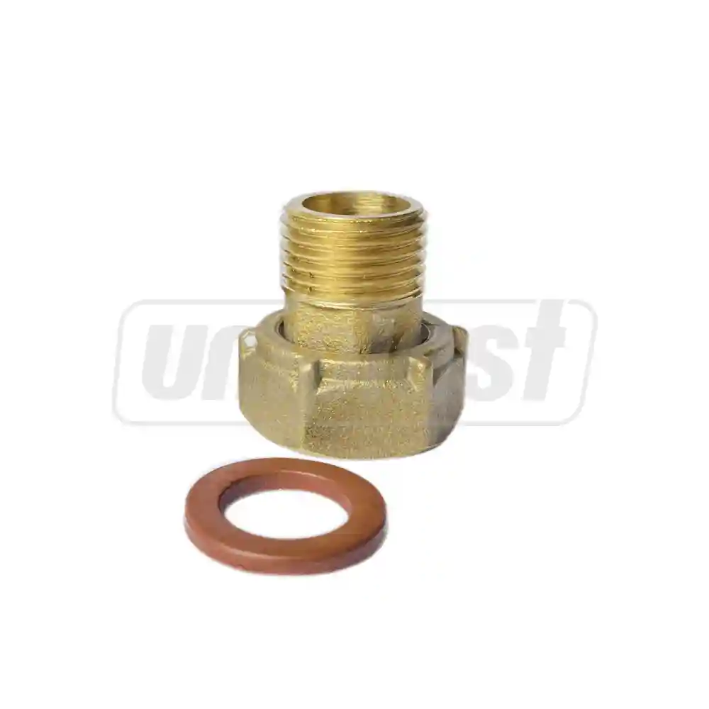 Гайка для водомера D.  3/4" x 1" П/М латунь  KAS