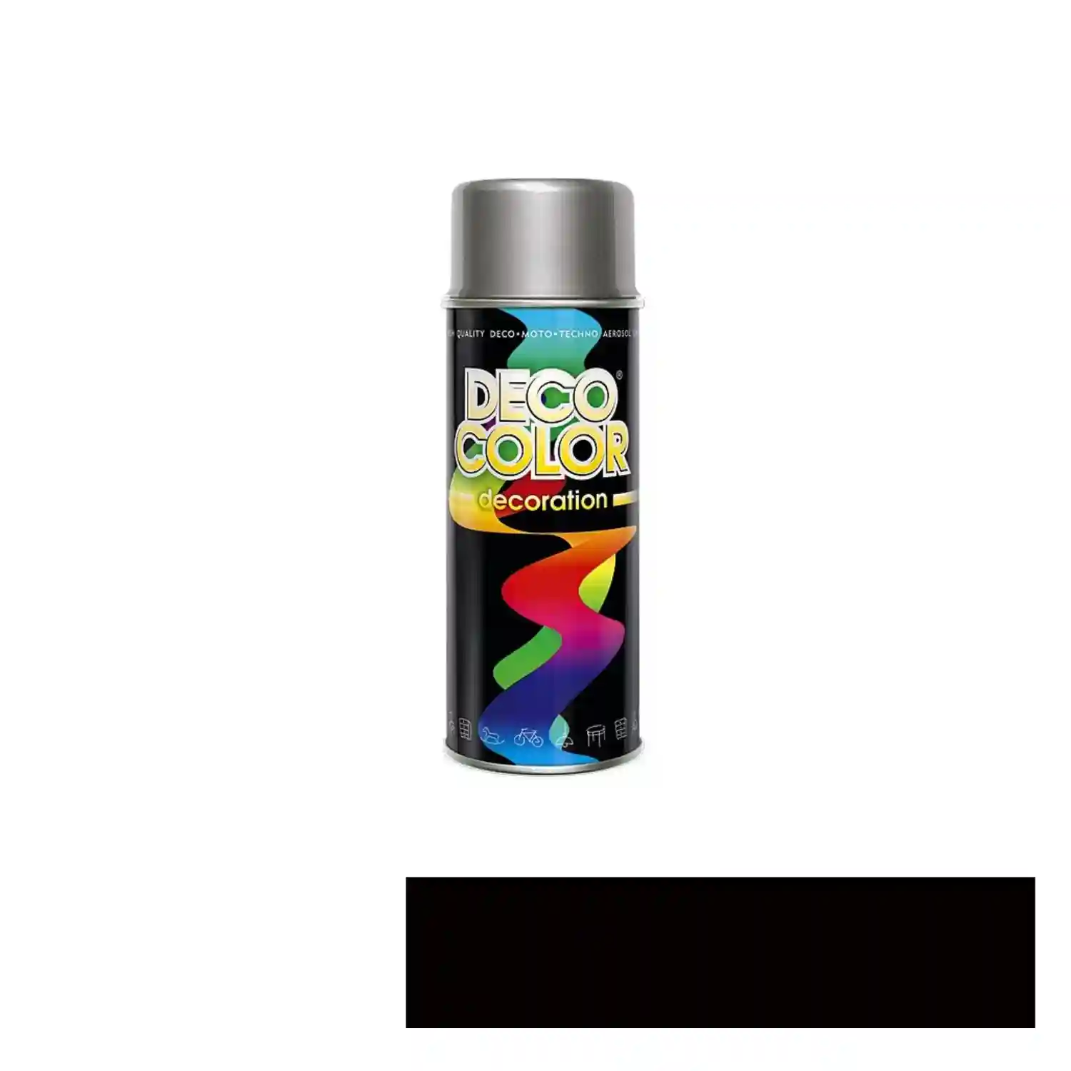 Smalt-Spray RAL9005 (negru mat) BIODUR 400 ml
