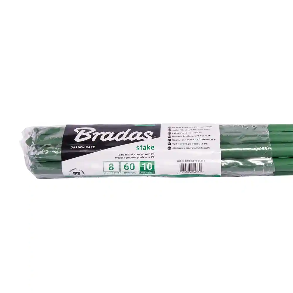 Suport plante de gradina 1.6 x 150 cm din otel plasticat (verde) TYP16150  BRADAS
