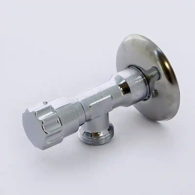 Кран угловой вентильный D. 1/2" x 3/8" П/П PN16 латунь хромированная, с отражателем 348SD  ITAP