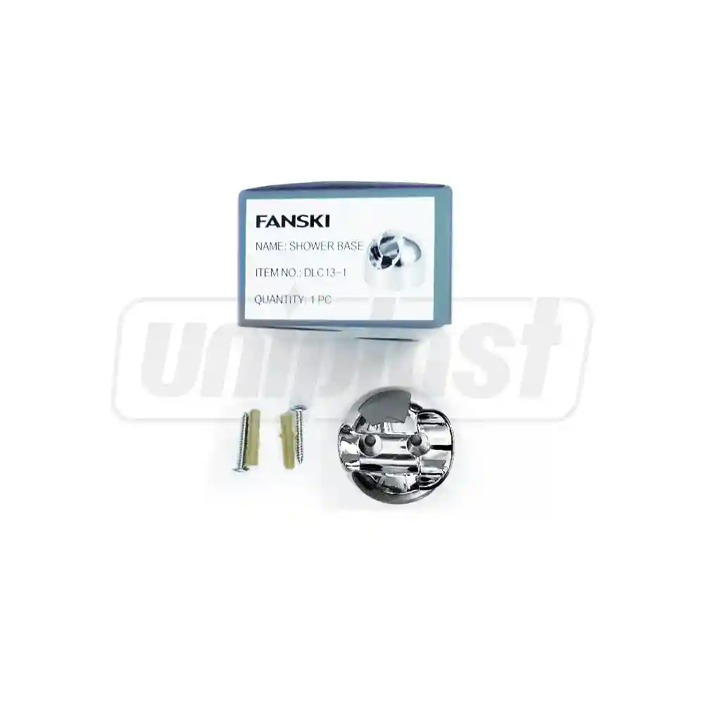 Suport dus (de perete) plastic cromat DLC13-1  FANSKI