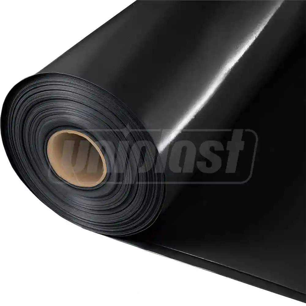 Пленка (черная) для мульчирования грунта 1000 м x 20 мкм x 1.2 м  UNITAPE
