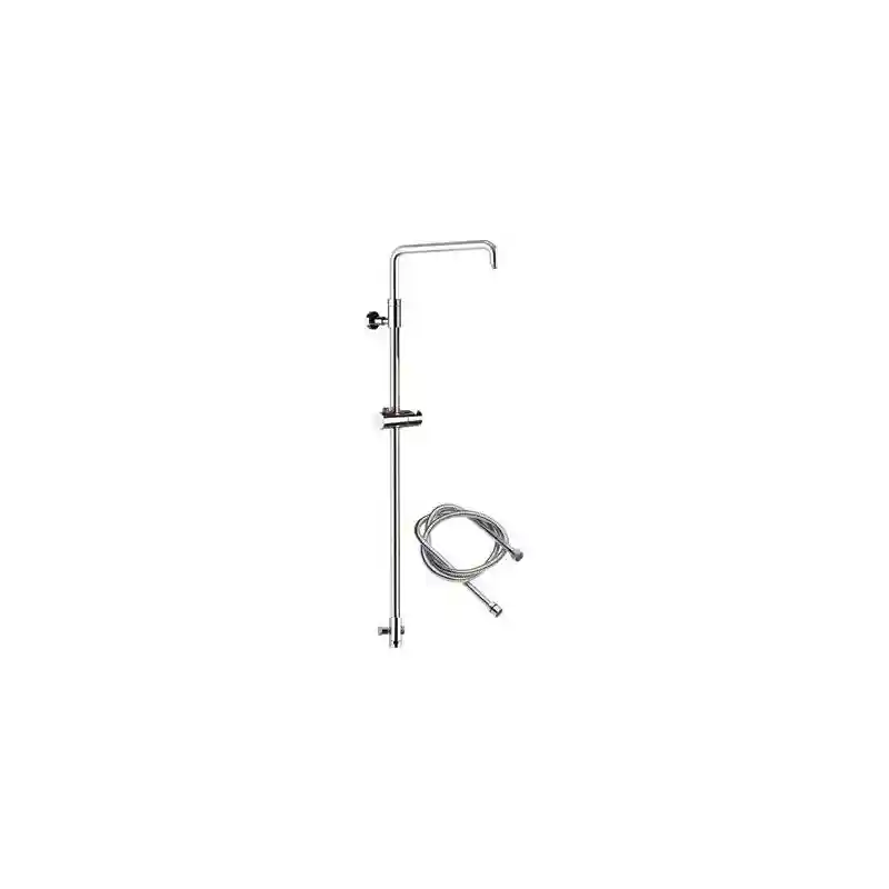 Bara de dus 330A REMER telescopic cu suport cu furtun de dus L=1.5 m, crom