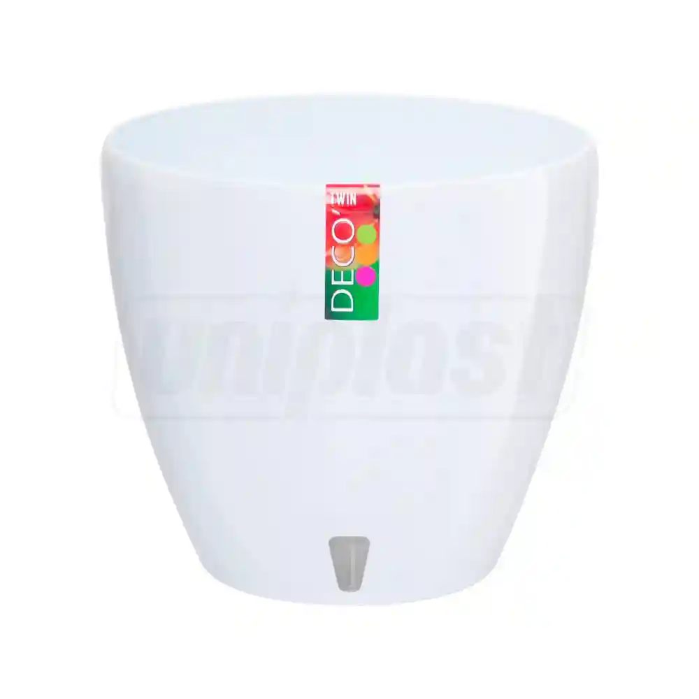 Ghiveci DECO TWIN 9 L (alb)