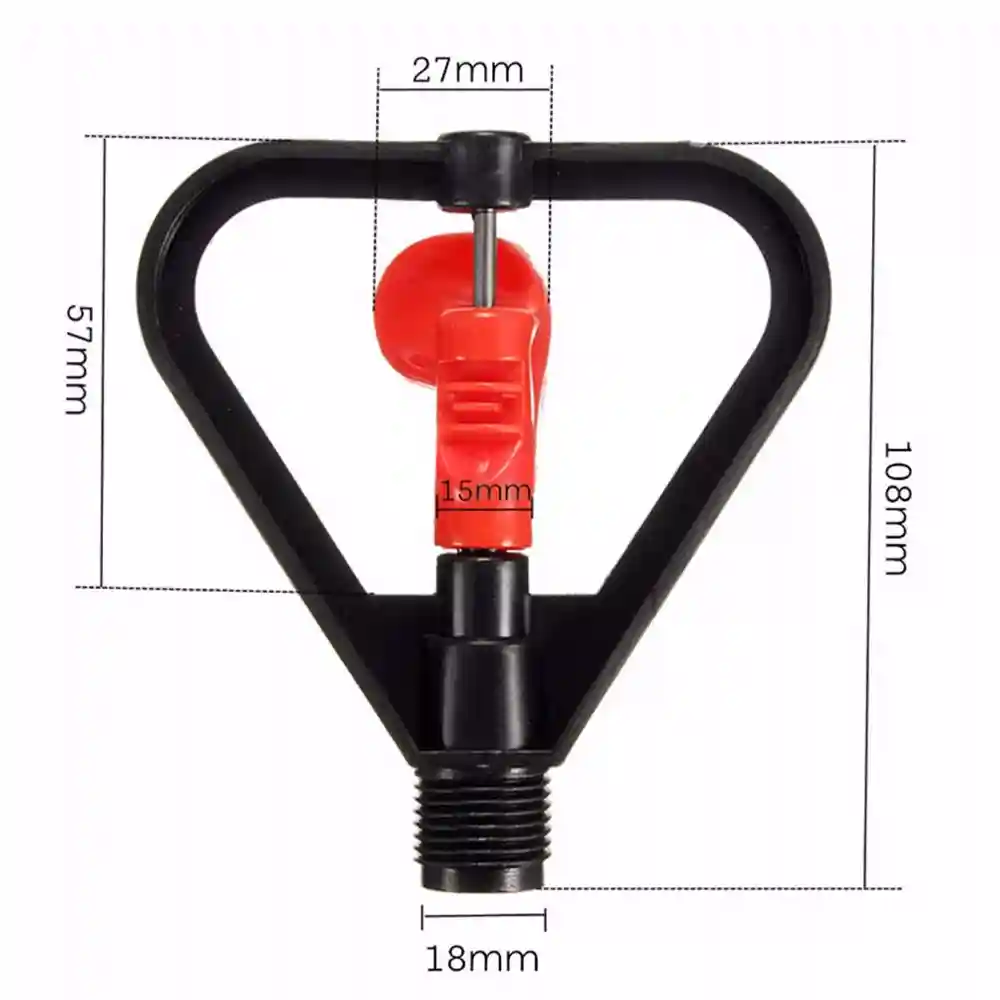 Ороситель-мини пластиковый D. 1/2" П 1.5-3 bar, R=3-6 м, 200-450 LPH  UNITAPE