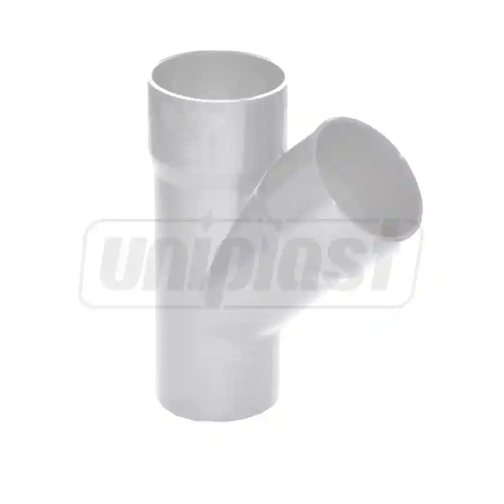 Тройник ПВХ D. 80 x 45° (белый) BRSB80  FIRST PLAST